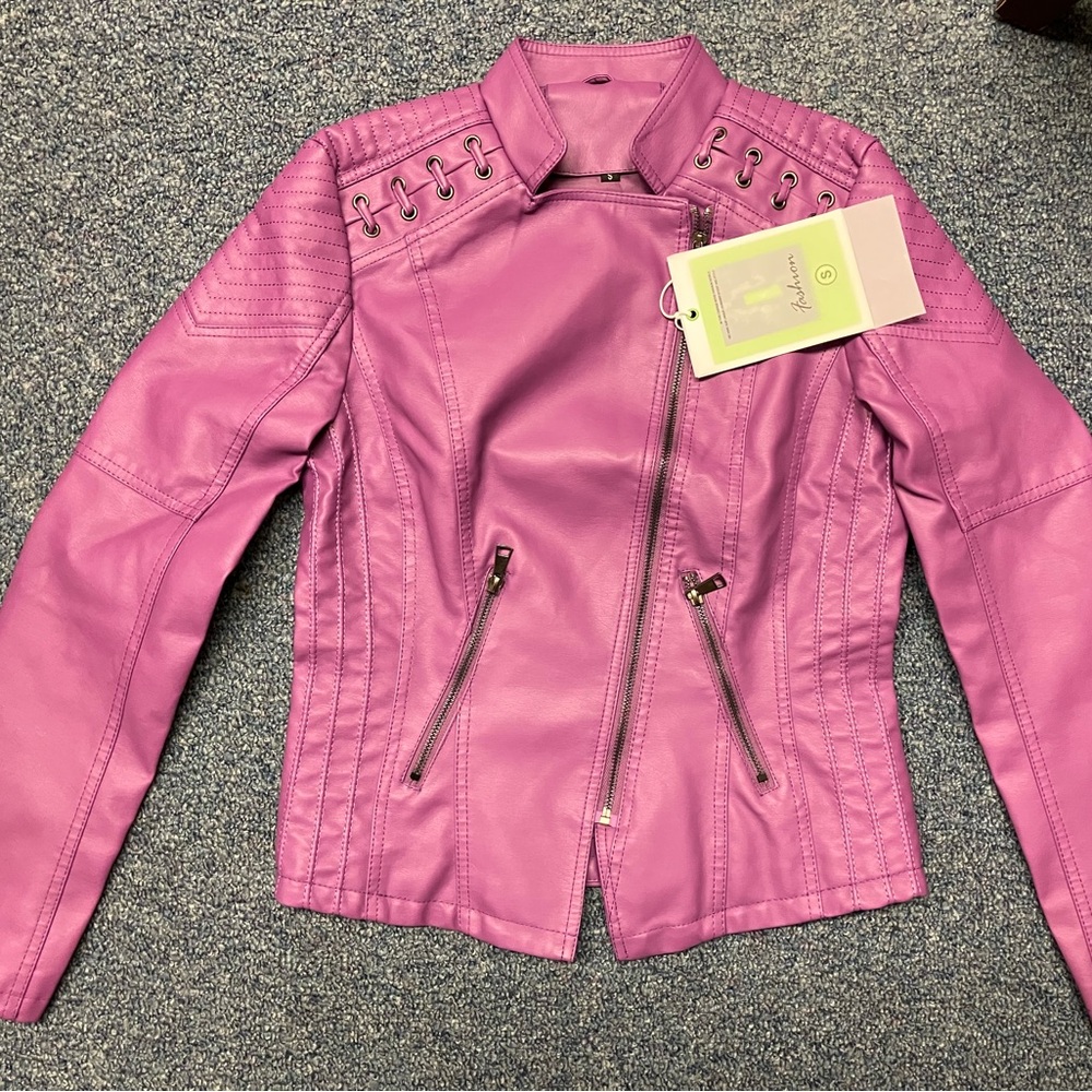 🔥 Faux Leather Biker Jacket 🔥